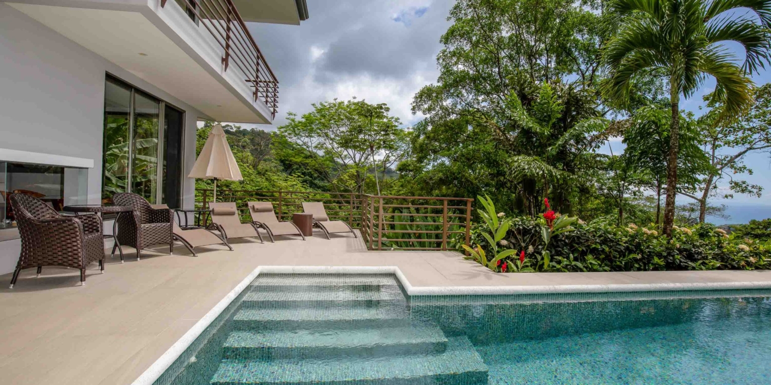 blue-chip-ocean-views-pinuela-maravilla-24 Spacious 3-Bedroom Home Plus Guesthouse & Big Ocean Views above Pinuelas Beach near Ojochal Costa Rica