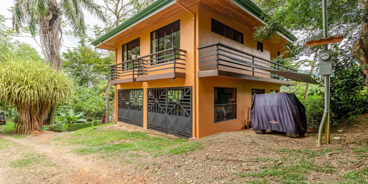 lagunas-paradise-main-house-22 Lagunas Paradise 3-Bedroom Home with Pool, Guesthouse & Neighboring 75 Acre Nature Reserve in Lagunas near Dominical Costa Rica