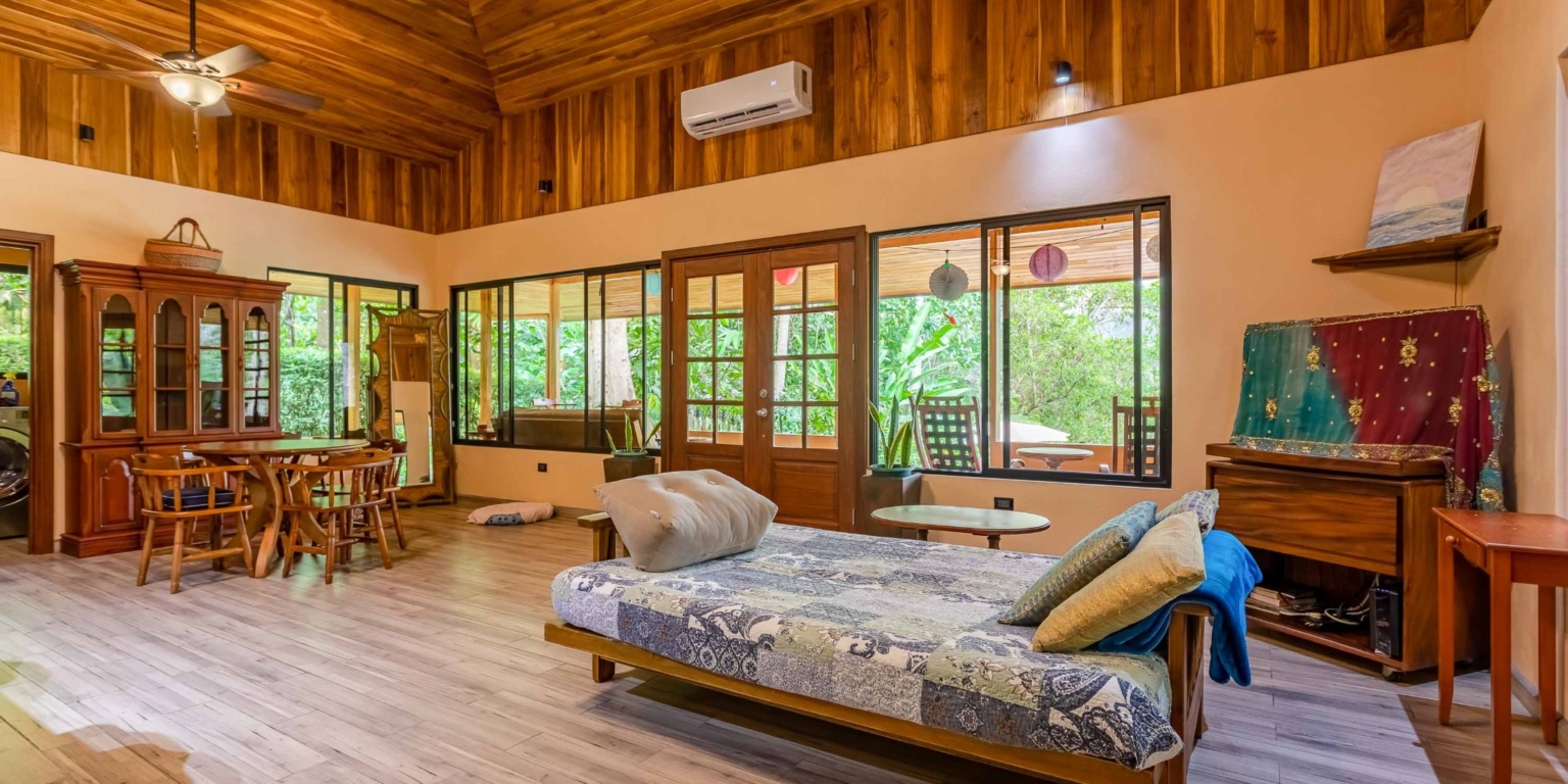 lagunas-paradise-main-house-31 Lagunas Paradise 3-Bedroom Home with Pool, Guesthouse & Neighboring 75 Acre Nature Reserve in Lagunas near Dominical Costa Rica