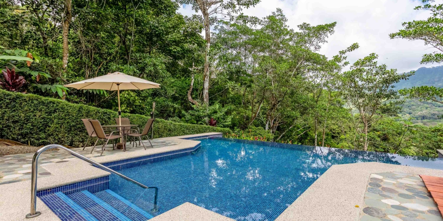 lagunas-paradise-main-house-41 Lagunas Paradise 3-Bedroom Home with Pool, Guesthouse & Neighboring 75 Acre Nature Reserve in Lagunas near Dominical Costa Rica