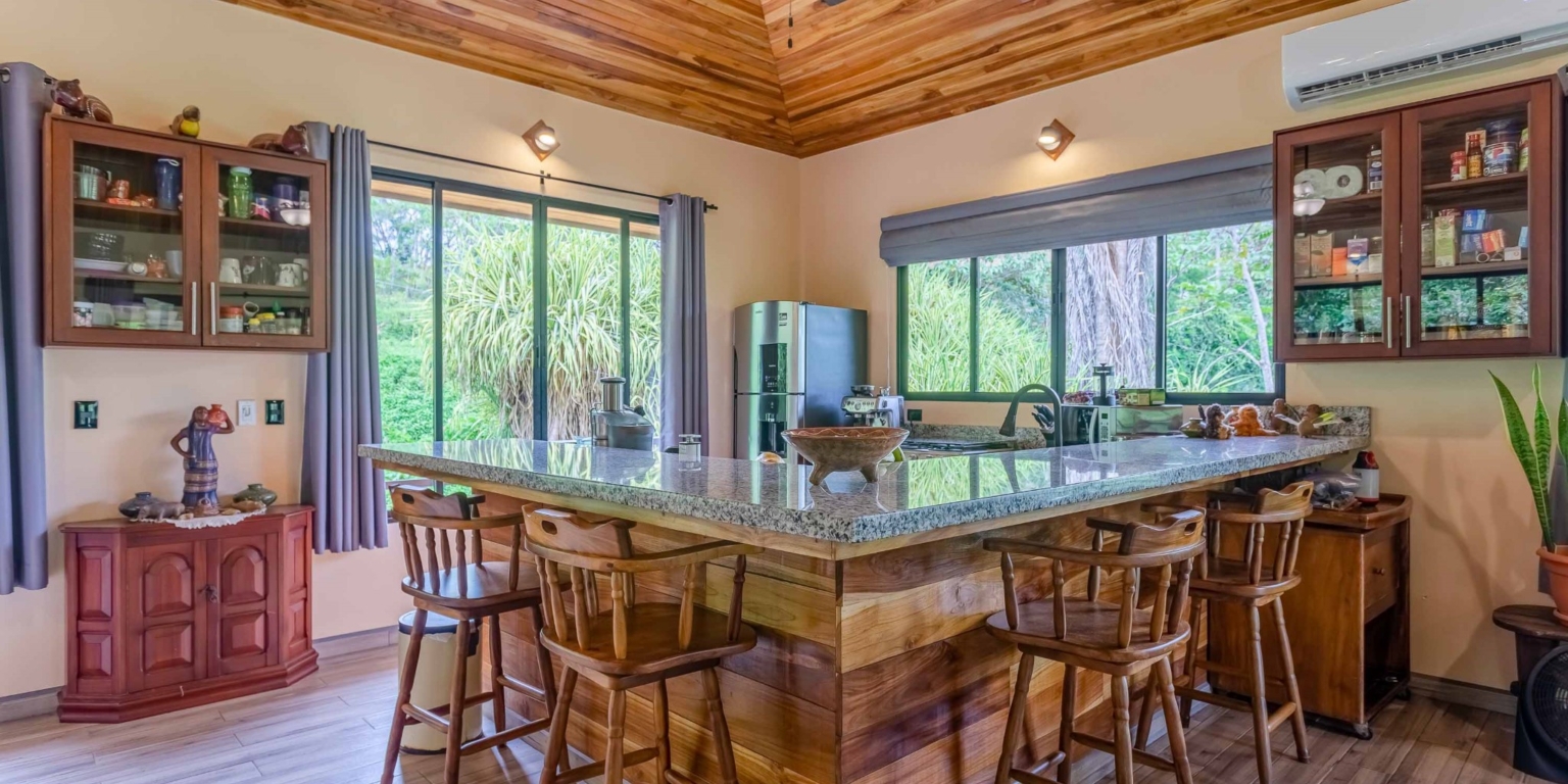 lagunas-paradise-main-house-6 Lagunas Paradise 3-Bedroom Home with Pool, Guesthouse & Neighboring 75 Acre Nature Reserve in Lagunas near Dominical Costa Rica