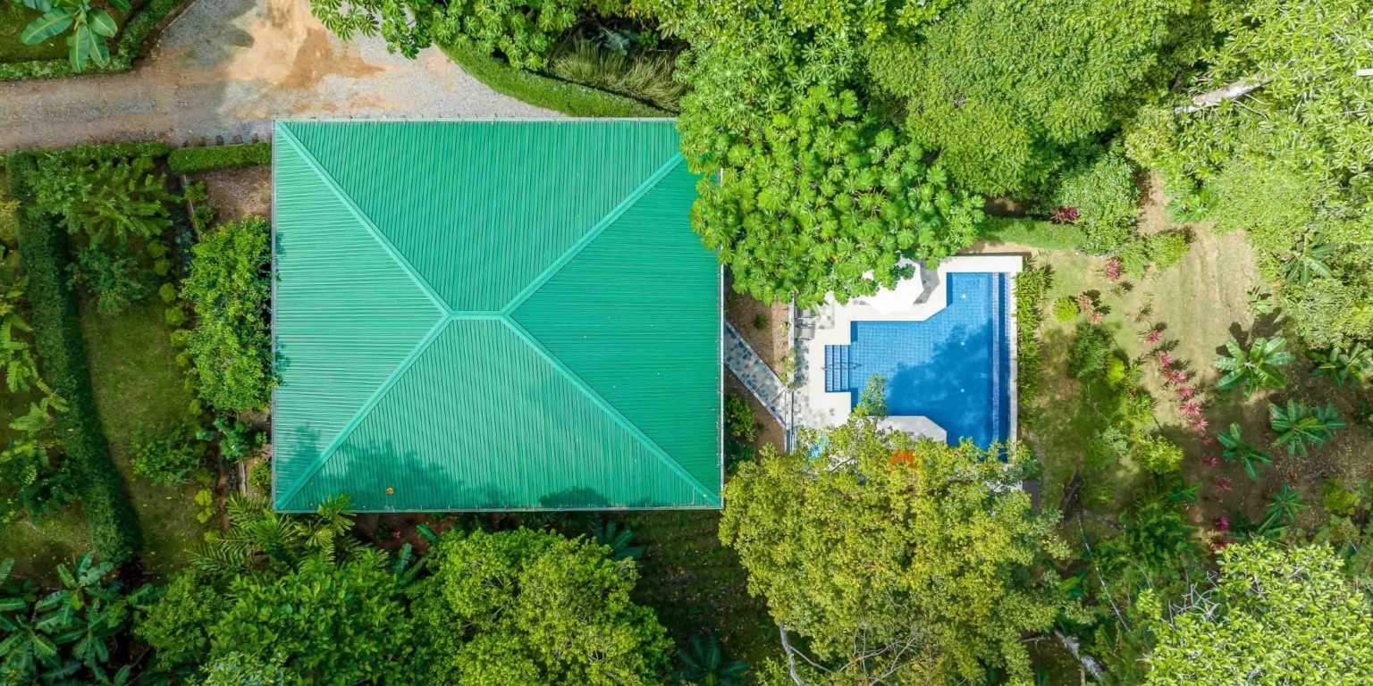 lagunas-paradise-main-house-10 Lagunas Paradise 3-Bedroom Home with Pool, Guesthouse & Neighboring 75 Acre Nature Reserve in Lagunas near Dominical Costa Rica