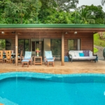 Beautiful 2-Bedroom Wood Home with Acre of Land & Very Private in Finca Maranon in Ojochal Costa Rica