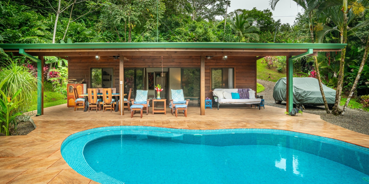 Beautiful 2-Bedroom Wood Home with Acre of Land & Very Private in Finca Maranon in Ojochal Costa Rica Beautiful 2-Bedroom Wood Home with Acre of Land & Very Private in Finca Maranon in Ojochal Costa Rica