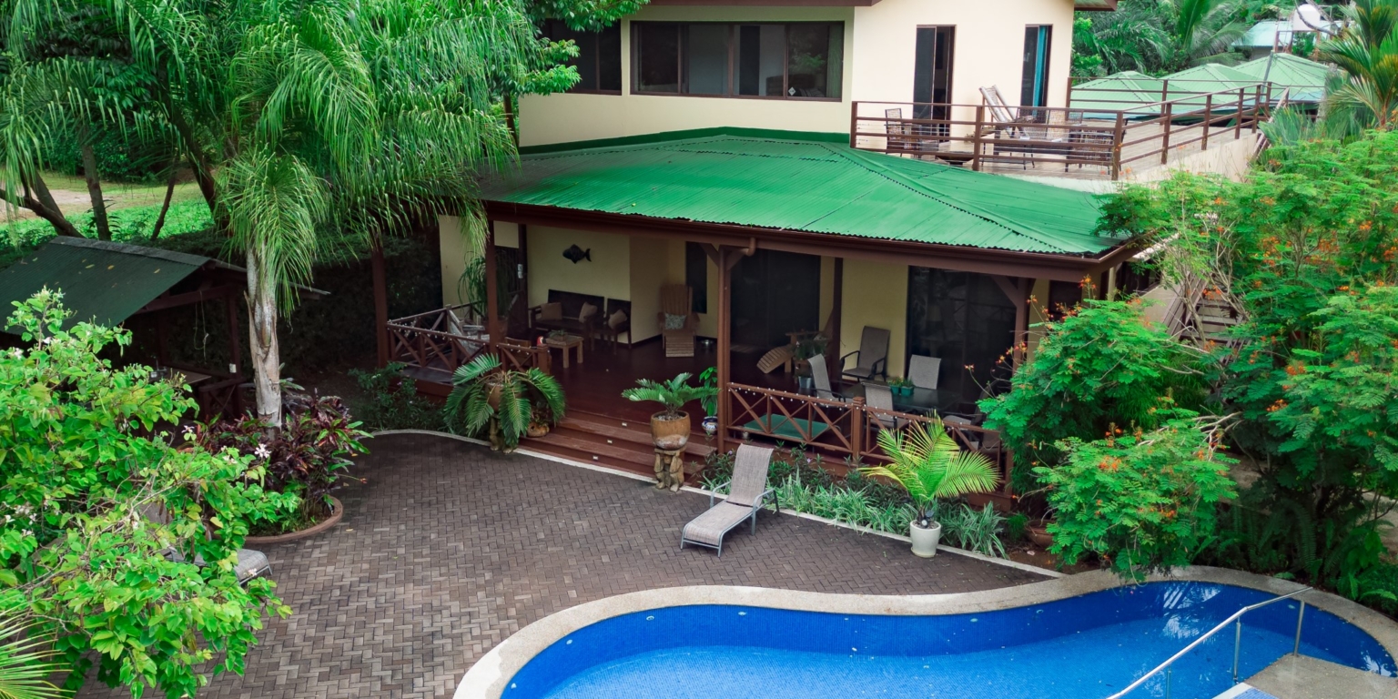 Tranquil Tropical 5 Bedroom Home Walking Distance to Beach in Dominical Costa Rica Tranquil Tropical 5 Bedroom Home Walking Distance to Beach in Dominical Costa Rica
