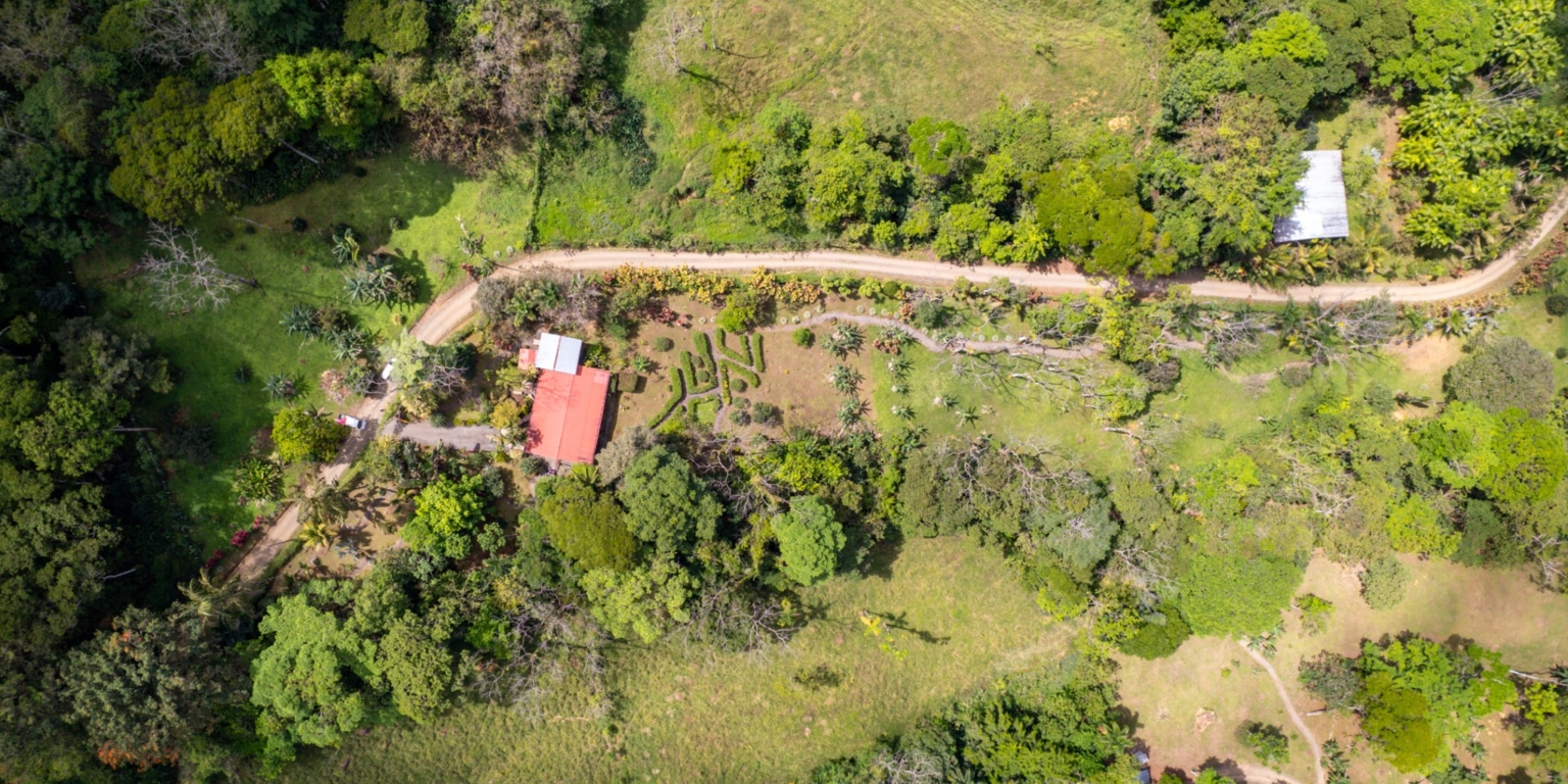 Steve Beautiful Farm with 2-Bedroom House & Room to Grow Food in Tinamastes above Dominical Costa Rica