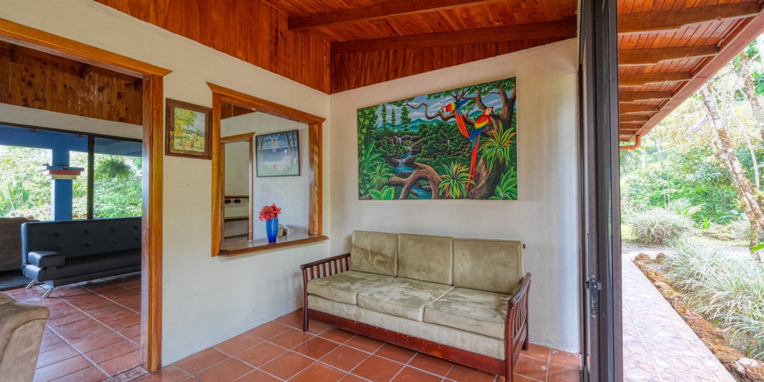 Steve-41 Beautiful Farm with 2-Bedroom House & Room to Grow Food in Tinamastes above Dominical Costa Rica