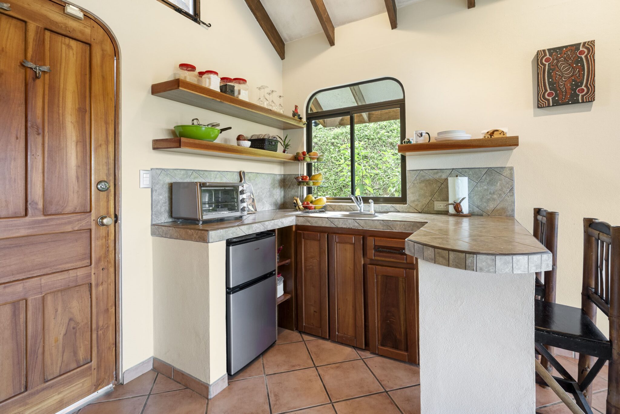 Tres Rios (Vergel) Bungalow Cozy Sunset Ocean-View Bungalow on 3.5 Acres of Jungle with Creeks, & Abundant Wildlife in Tres Rios Costa Rica