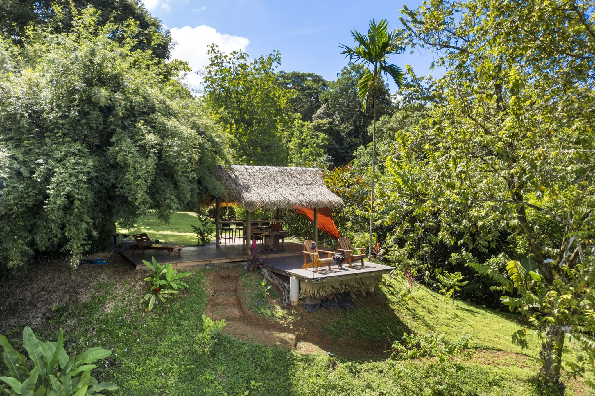 Tres Rios (Vergel) Bungalow Cozy Sunset Ocean-View Bungalow on 3.5 Acres of Jungle with Creeks, & Abundant Wildlife in Tres Rios Costa Rica