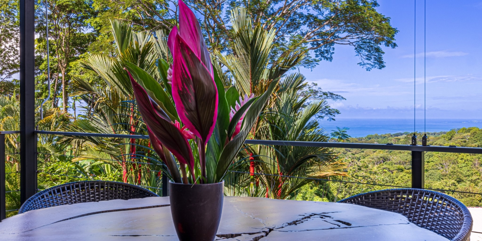 Luxurious 4-Bedroom Villa with Natural Surroundings, Unique Island Ocean Views & Rental History in Bahia Ballena near Ojochal & Uvita Costa Rica
