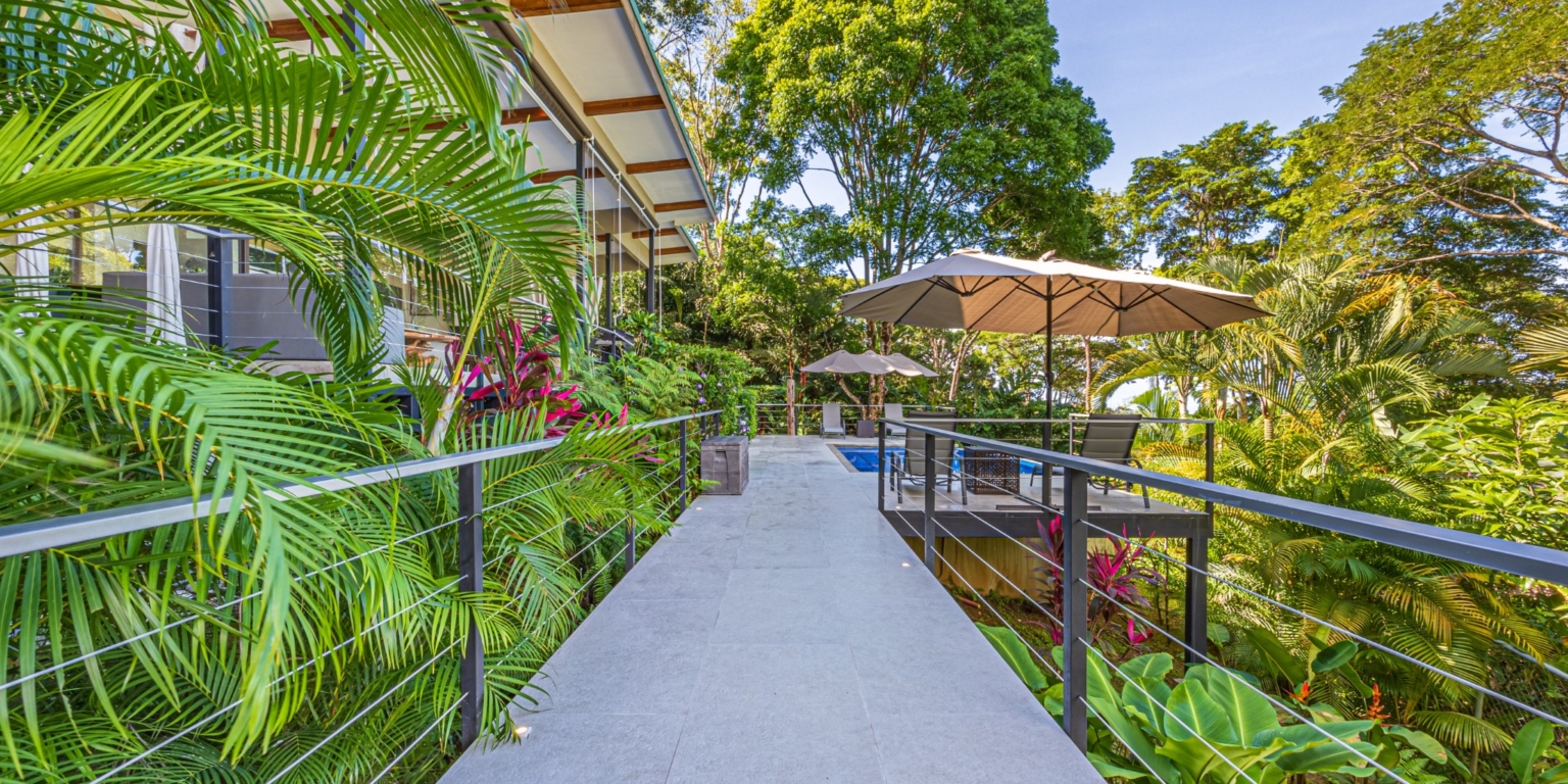 Luxurious 4-Bedroom Villa with Natural Surroundings, Unique Island Ocean Views & Rental History in Bahia Ballena near Ojochal & Uvita Costa Rica