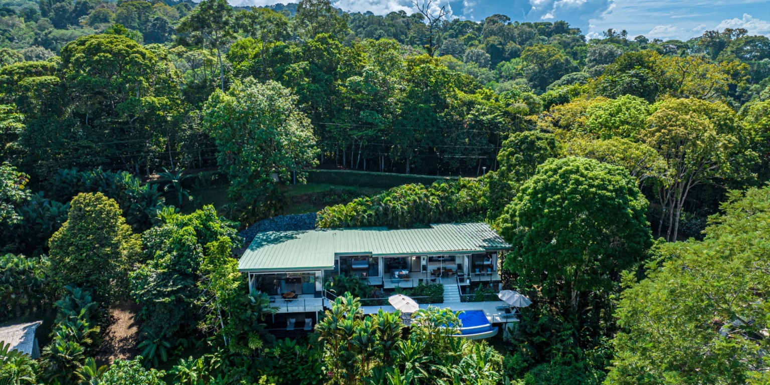 Luxurious 4-Bedroom Villa with Natural Surroundings, Unique Island Ocean Views & Rental History in Bahia Ballena near Ojochal & Uvita Costa Rica