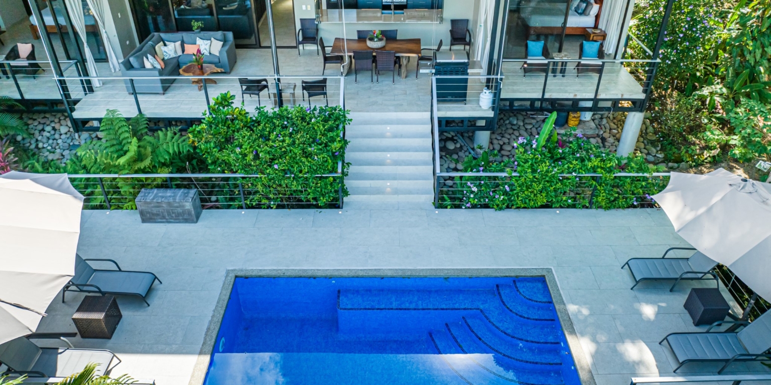 Luxurious 4-Bedroom Villa with Natural Surroundings, Unique Island Ocean Views & Rental History in Bahia Ballena near Ojochal & Uvita Costa Rica
