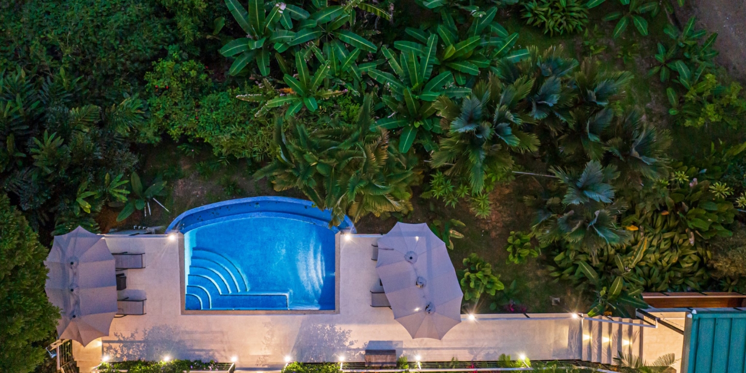 Luxurious 4-Bedroom Villa with Natural Surroundings, Unique Island Ocean Views & Rental History in Bahia Ballena near Ojochal & Uvita Costa Rica