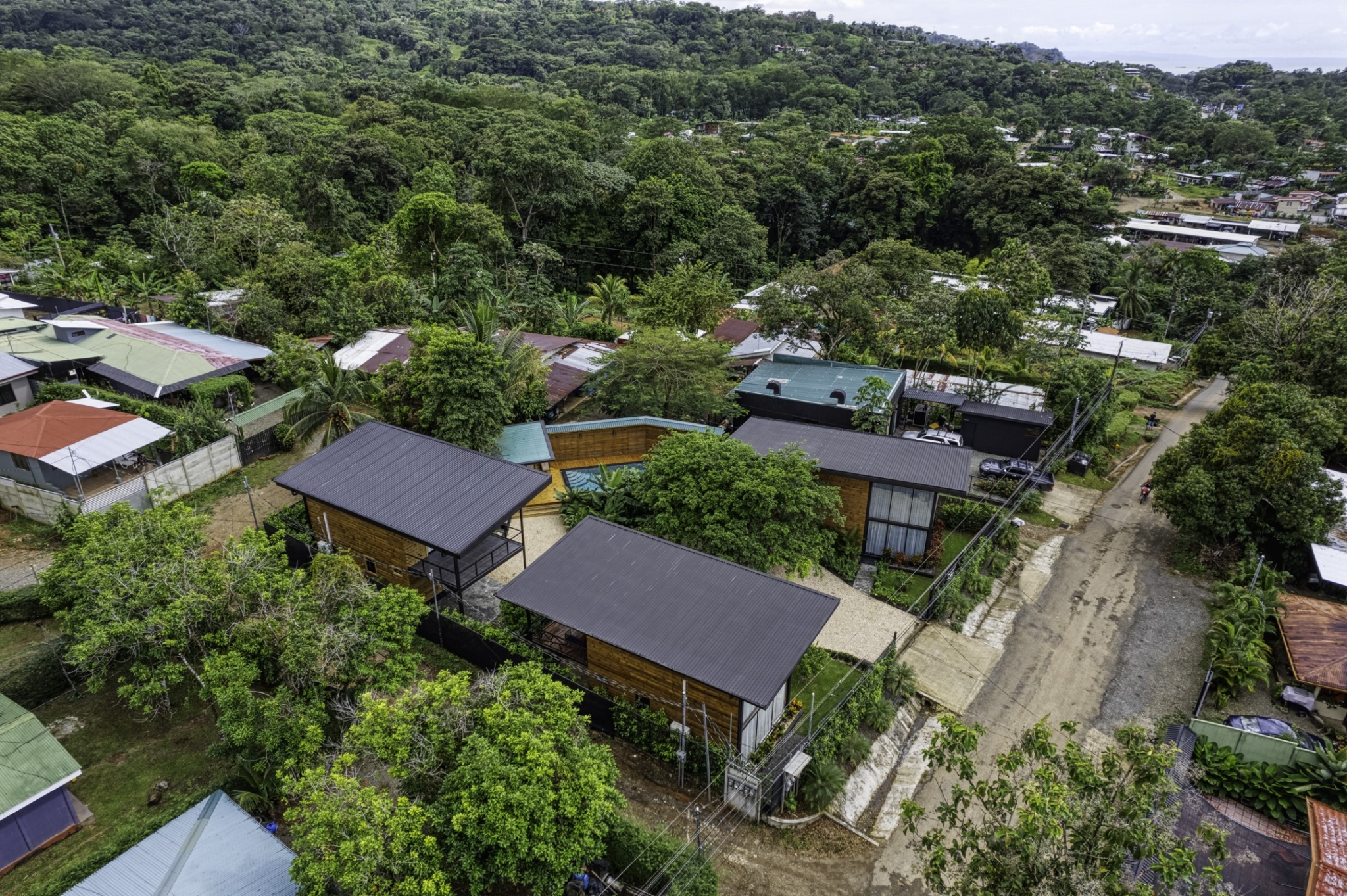 Home-9 Three Modern Tropical Villas for Renting Out or as a Great Family Compound Walking Distance to Town in Uvita Costa Rica