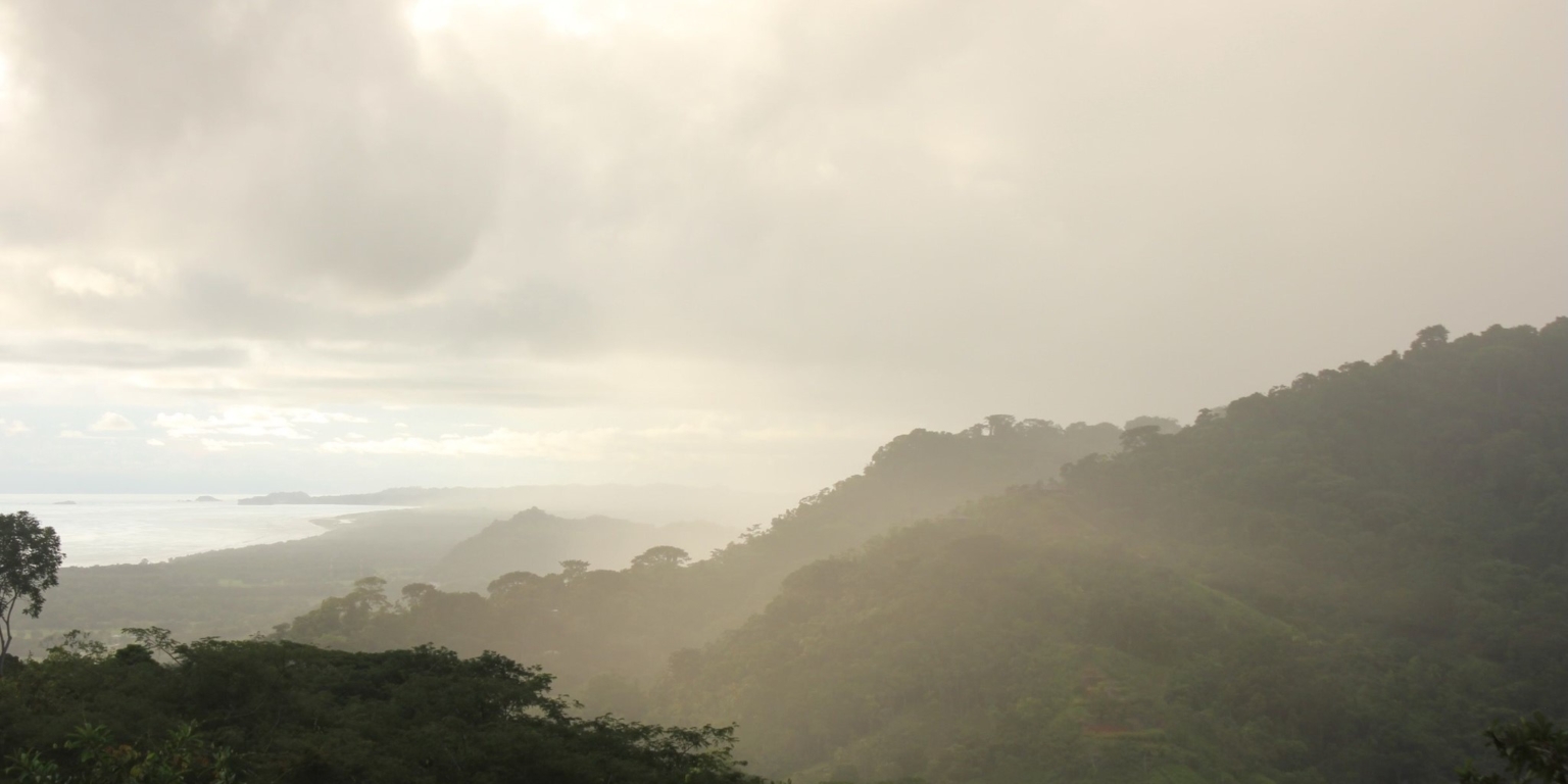 8,, Luxury 3-Bedroom Home with Pool, Sunset Ocean View, Separate Ocean View Building Site & Guesthouse in Lagunas above Dominical Costa Rica
