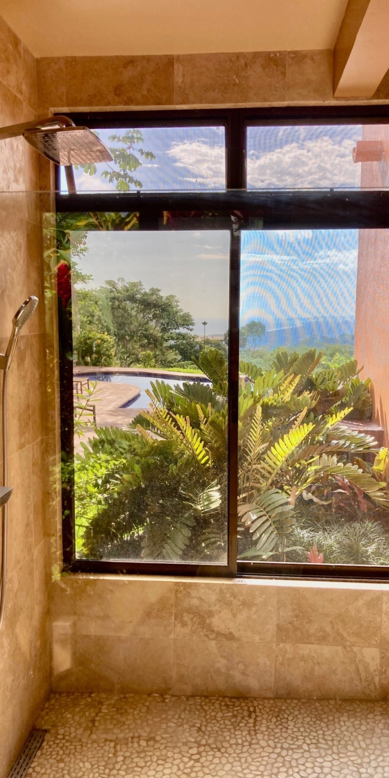 23,, Luxury 3-Bedroom Home with Pool, Sunset Ocean View, Separate Ocean View Building Site & Guesthouse in Lagunas above Dominical Costa Rica
