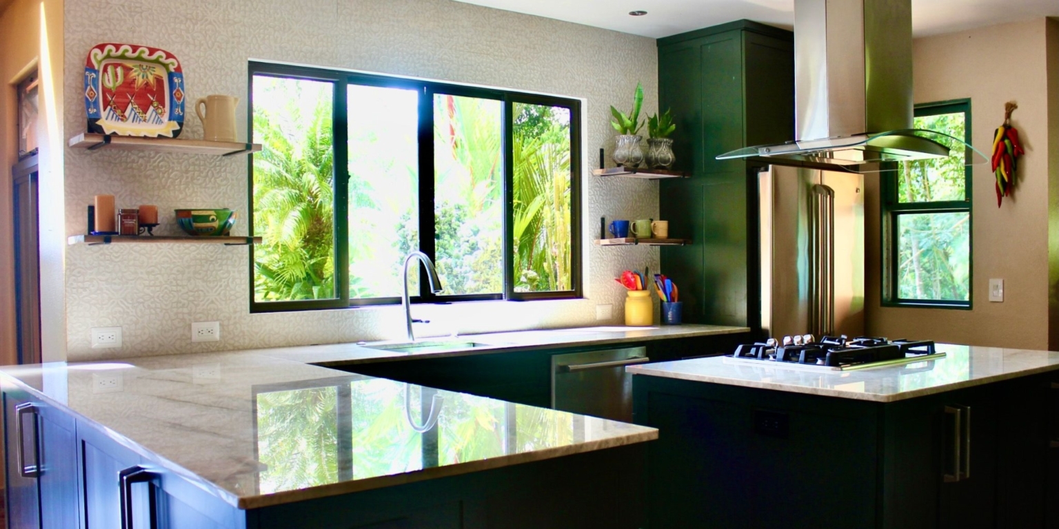33,, Luxury 3-Bedroom Home with Pool, Sunset Ocean View, Separate Ocean View Building Site & Guesthouse in Lagunas above Dominical Costa Rica