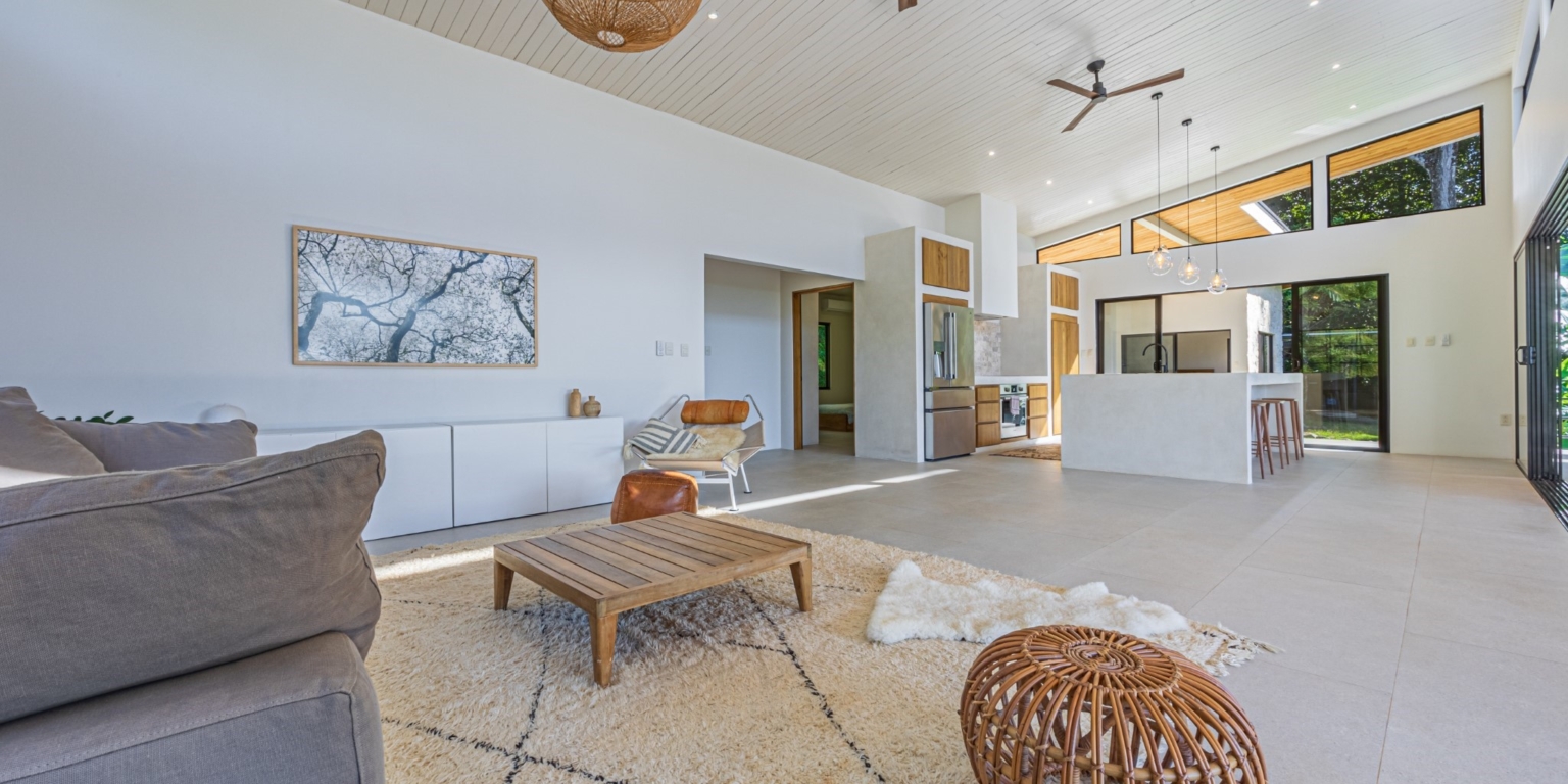 4H1A9986-HDR Move-In Ready Ocean View 3-Bedroom Home on 2.5 Acres of Lush Jungle on Cinco Ventanas Road in Ojochal Costa Rica