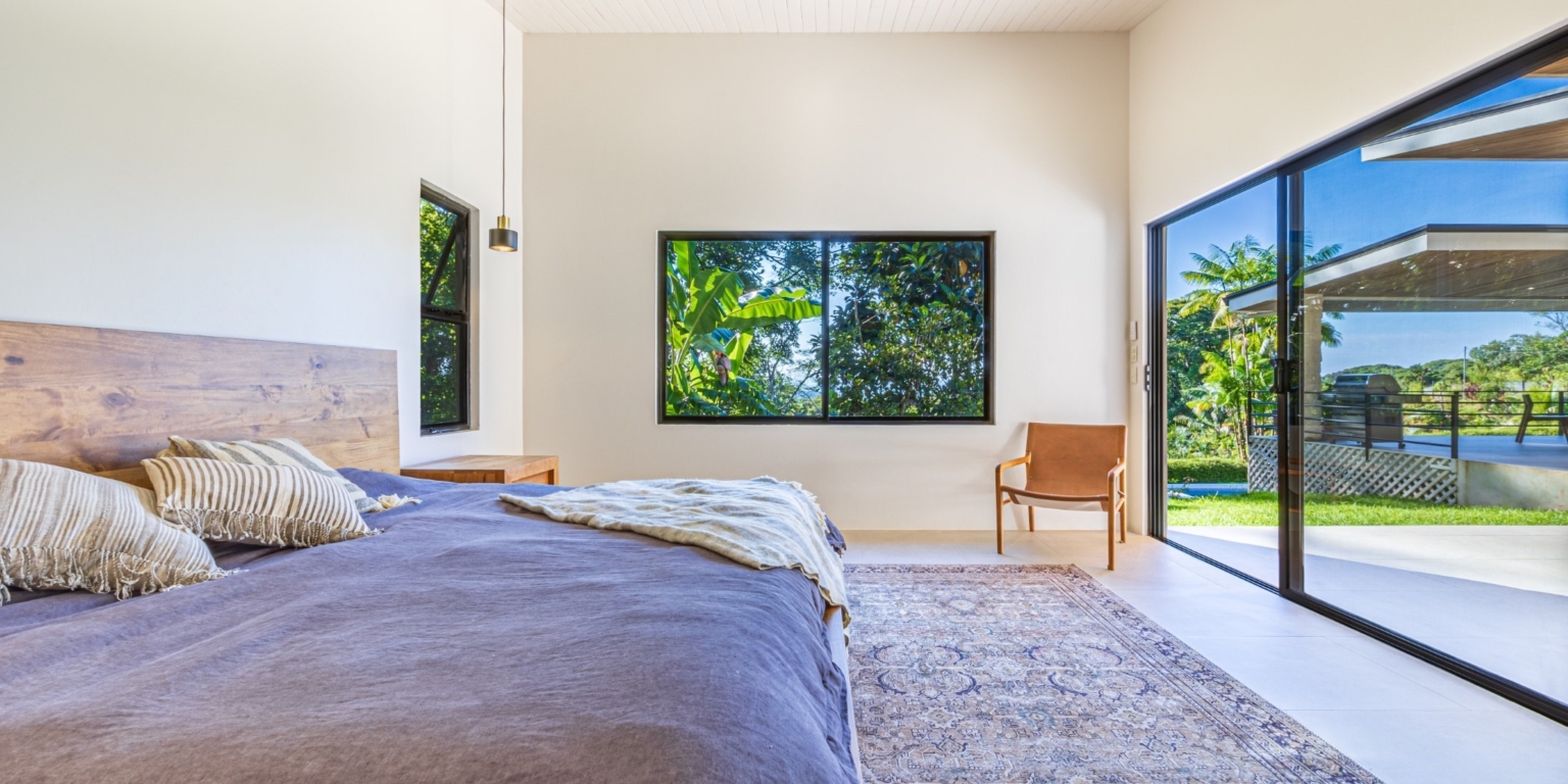 4H1A9953-HDR Move-In Ready Ocean View 3-Bedroom Home on 2.5 Acres of Lush Jungle on Cinco Ventanas Road in Ojochal Costa Rica