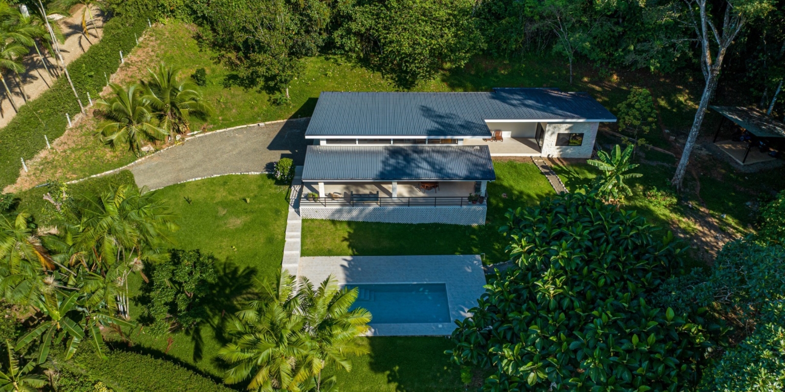 DJI_0790-HDR Move-In Ready Ocean View 3-Bedroom Home on 2.5 Acres of Lush Jungle on Cinco Ventanas Road in Ojochal Costa Rica