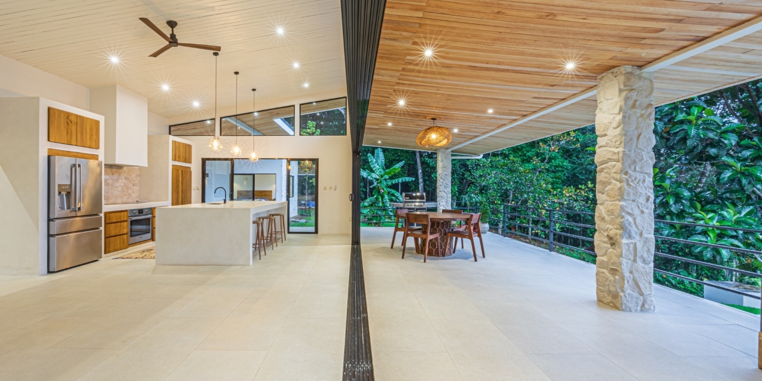 4H1A9927-HDR Move-In Ready Ocean View 3-Bedroom Home on 2.5 Acres of Lush Jungle on Cinco Ventanas Road in Ojochal Costa Rica