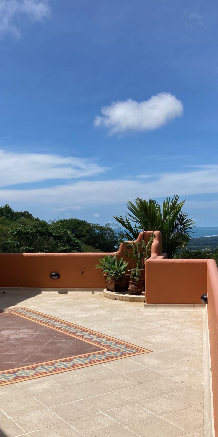 31 Luxury 3-Bedroom Home with Pool, Sunset Ocean View, Separate Ocean View Building Site & Guesthouse in Lagunas above Dominical Costa Rica
