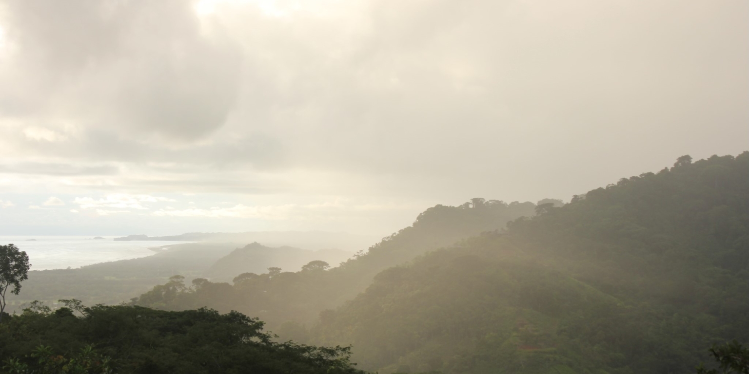 39 Luxury 3-Bedroom Home with Pool, Sunset Ocean View, Separate Ocean View Building Site & Guesthouse in Lagunas above Dominical Costa Rica