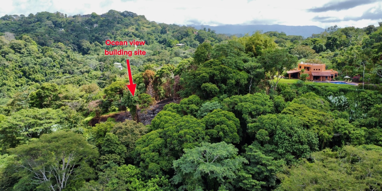 43 Luxury 3-Bedroom Home with Pool, Sunset Ocean View, Separate Ocean View Building Site & Guesthouse in Lagunas above Dominical Costa Rica