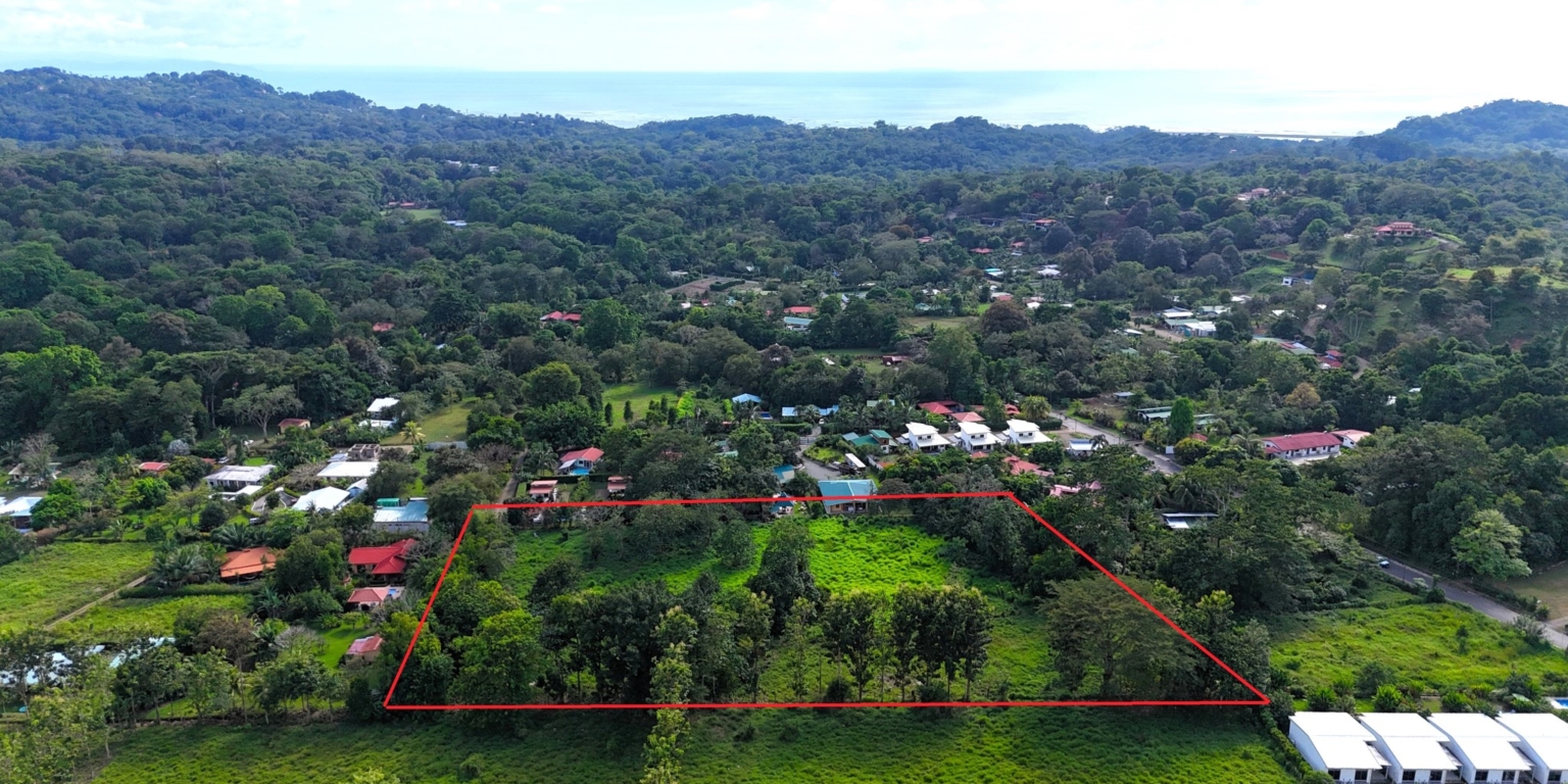 Mountain View 3+ Acre Lot Ready for Development in the Heart of Ojochal Costa Rica