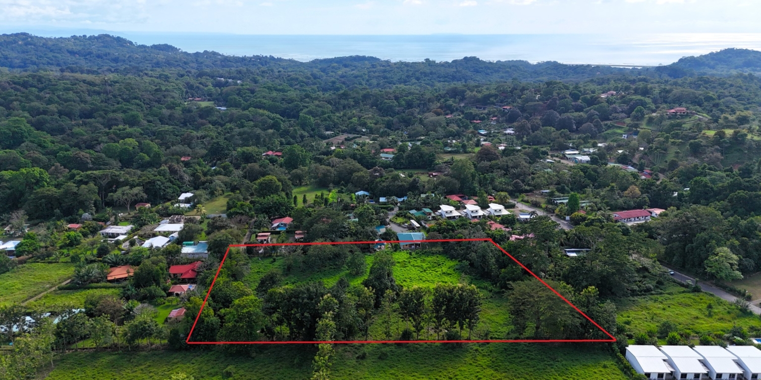 Mountain View 3+ Acre Lot Ready for Development in the Heart of Ojochal Costa Rica