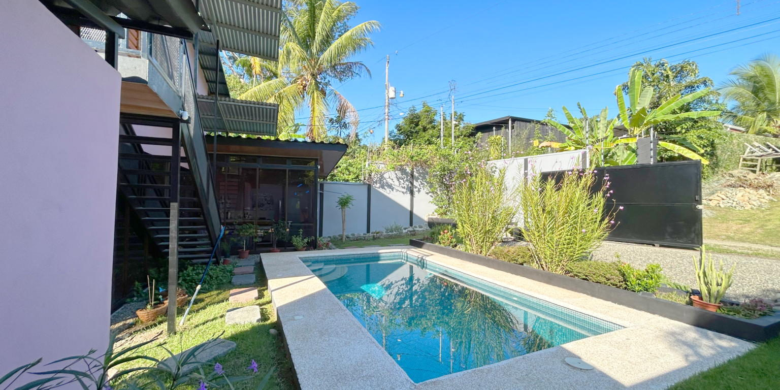 Easy-Access 3-Bedroom Home with Pool & Fenced Yard in Uvita Costa Rica Easy-Access 3-Bedroom Home with Pool & Fenced Yard in Uvita Costa Rica