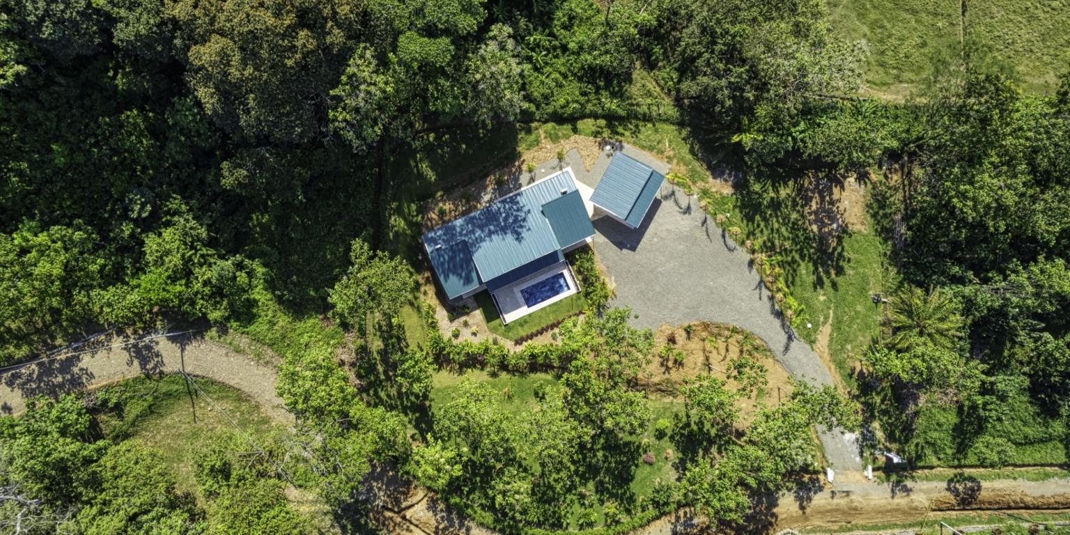 Beautiful 2-Bedroom Ocean View Home with Sparkling Pool in the Gated Community of Tulpa Ridge in Matapalo Costa Rica