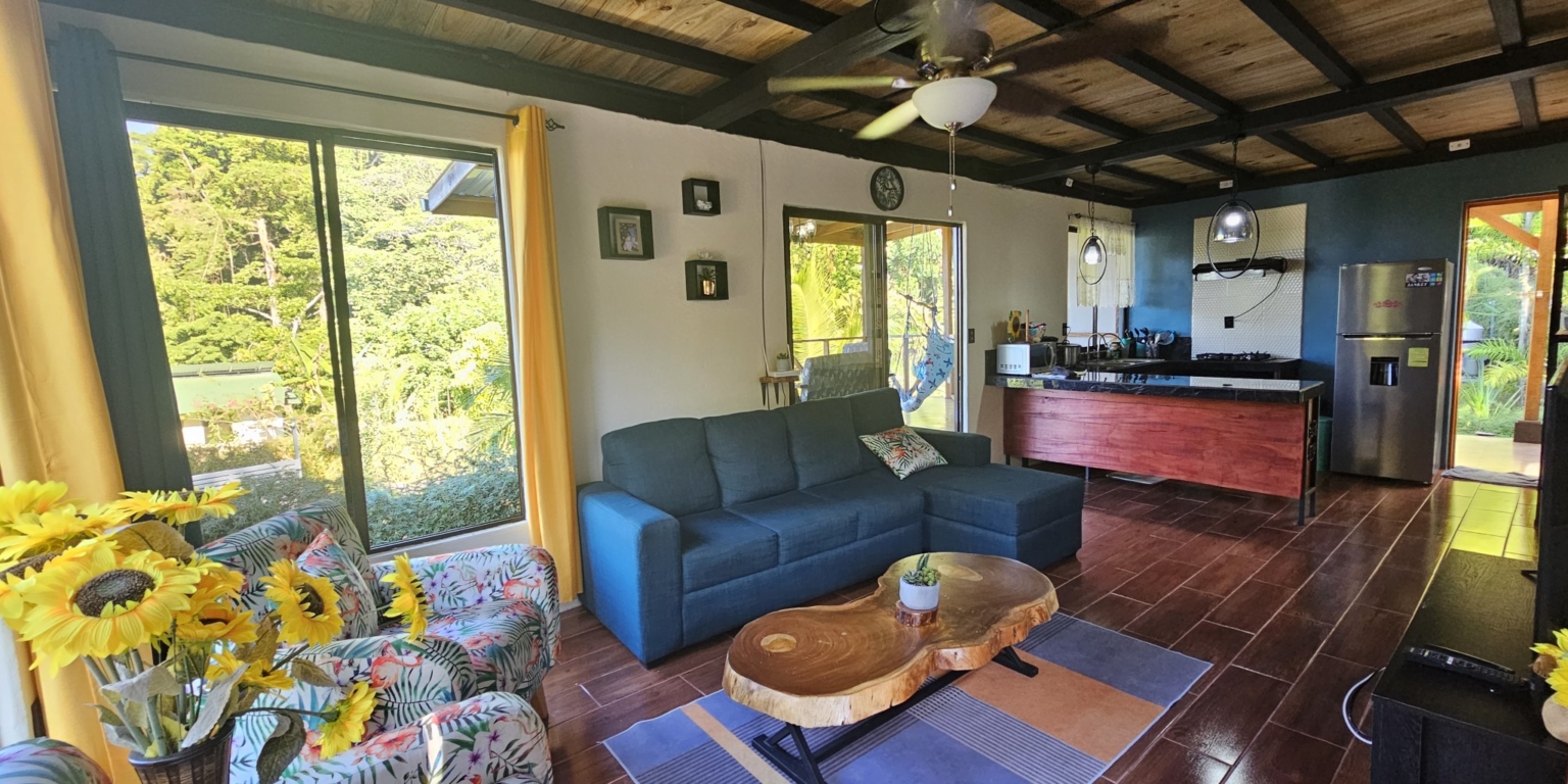 Charming Fully-Furnished 3-Bedroom Home with Breathtaking Sunset Ocean Views in Playa Hermosa near Uvita Costa Rica Charming Fully-Furnished 3-Bedroom Home with Breathtaking Sunset Ocean Views in Playa Hermosa near Uvita Costa Rica