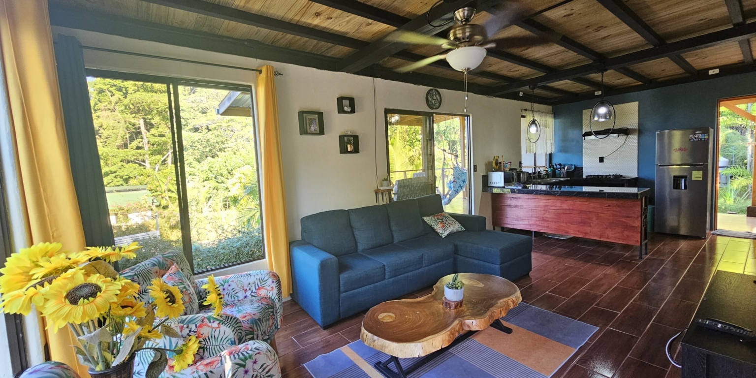 Charming Fully-Furnished 3-Bedroom Home with Breathtaking Sunset Ocean Views in Playa Hermosa near Uvita Costa Rica Charming Fully-Furnished 3-Bedroom Home with Breathtaking Sunset Ocean Views in Playa Hermosa near Uvita Costa Rica