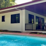 Brand New 3-Bedroom Home with Guesthouse in a Bucolic Garden on Cinco Ventanas Road in Ojochal Costa Rica