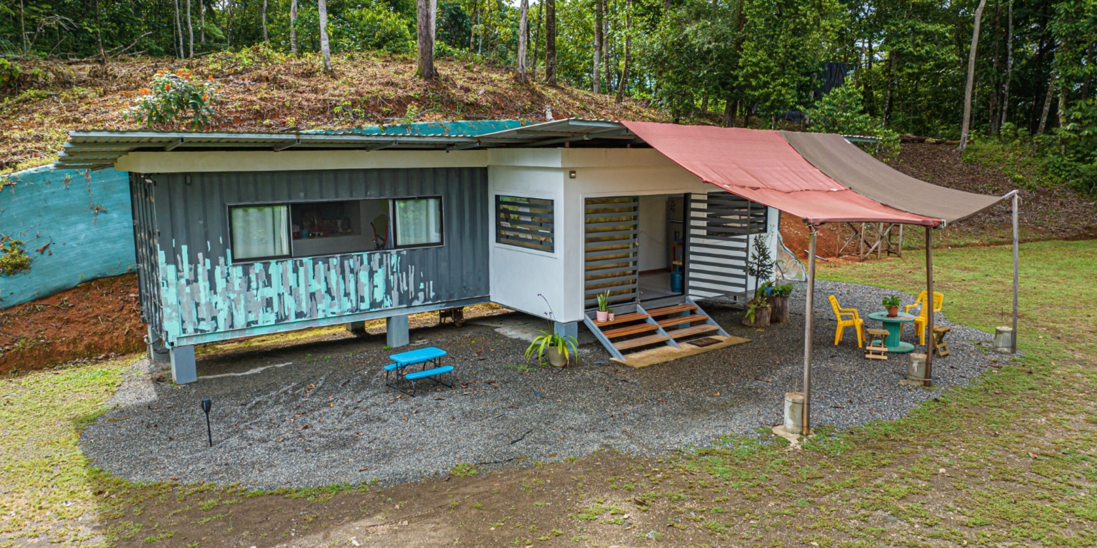 Beautiful 2-Acre Jungle Property with Container Home on Cinco Ventanas Road in Ojochal Costa Rica- Beautiful 2-Acre Jungle Property with Container Home on Cinco Ventanas Road in Ojochal Costa Rica
