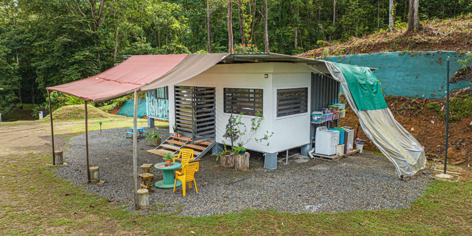 Beautiful 2-Acre Jungle Property with Container Home on Cinco Ventanas Road in Ojochal Costa Rica- Beautiful 2-Acre Jungle Property with Container Home on Cinco Ventanas Road in Ojochal Costa Rica