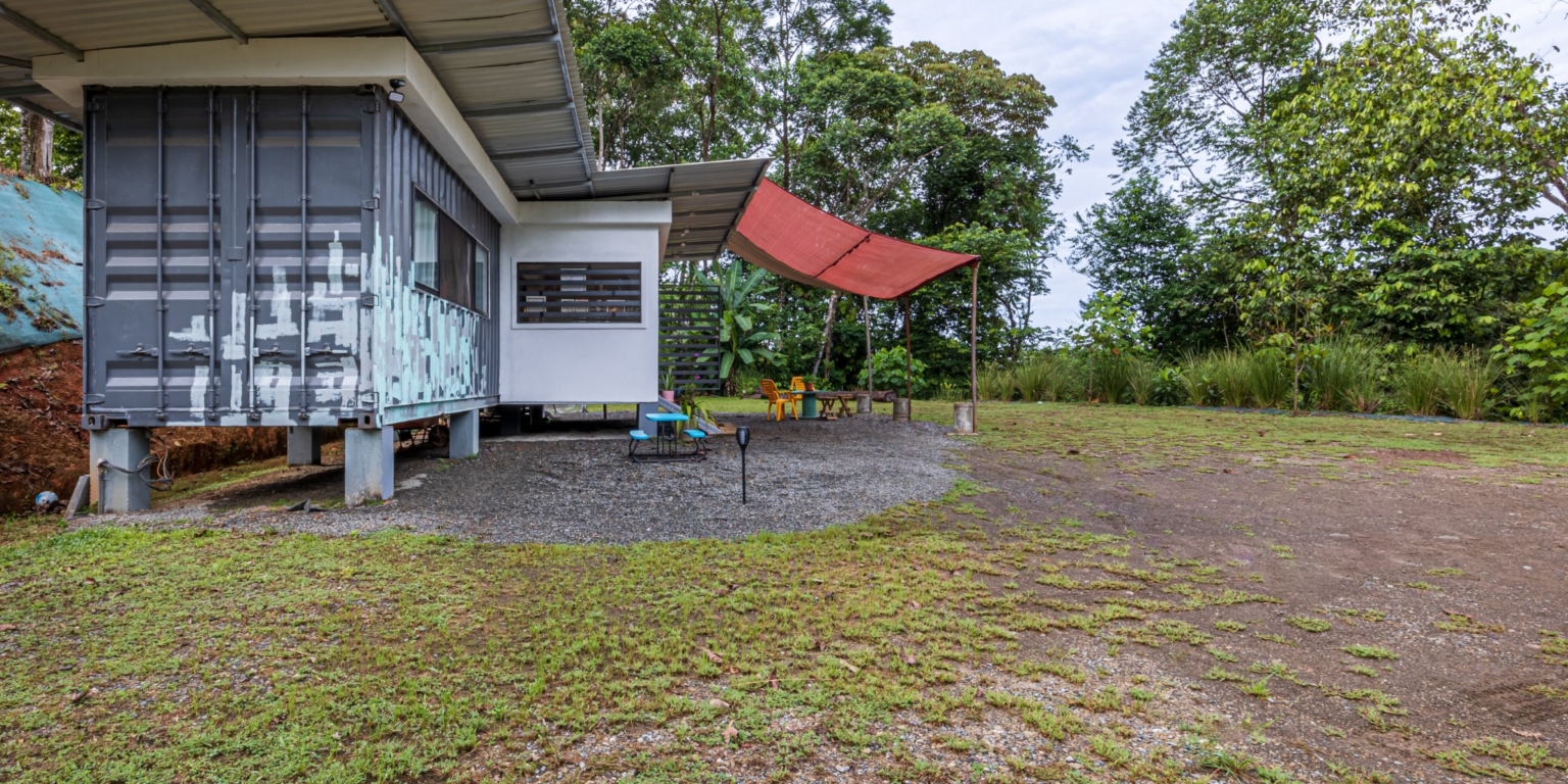Beautiful 2-Acre Jungle Property with Container Home on Cinco Ventanas Road in Ojochal Costa Rica- Beautiful 2-Acre Jungle Property with Container Home on Cinco Ventanas Road in Ojochal Costa Rica