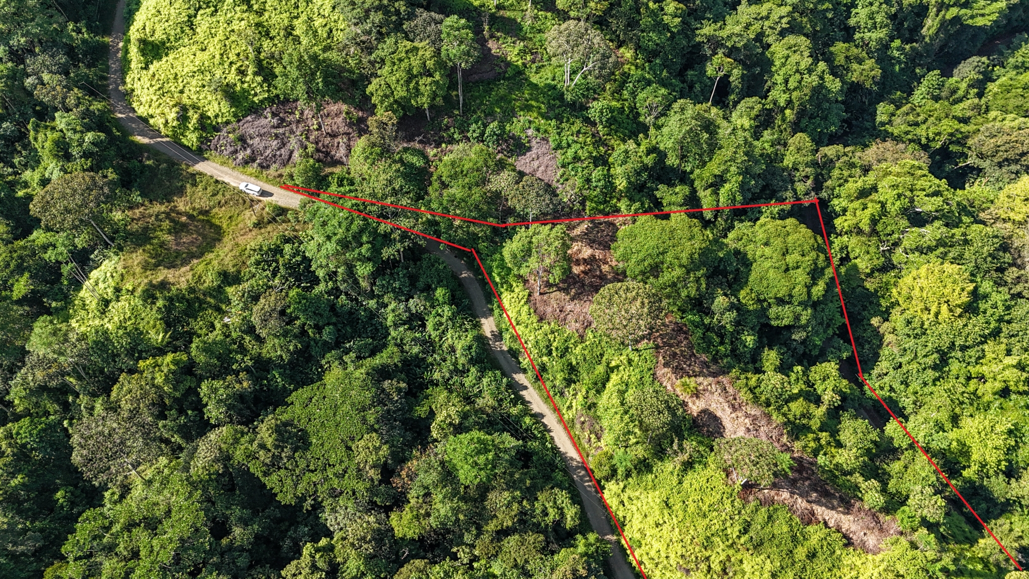 Ridgetop Land with 2.3 Acres with Jungle & Mountain Views in Desirable Finca Marañon in Ojochal Costa Rica