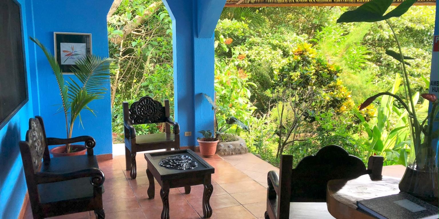 House & Cabins With Outstanding Ocean, Sunset & Mountain Views on the Front Ridge in Ojochal Costa Rica