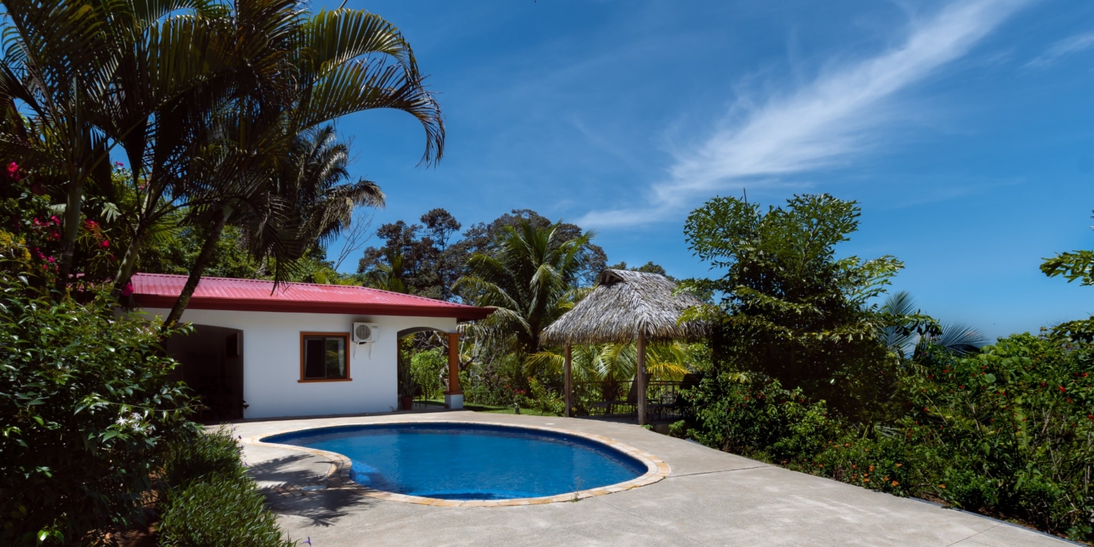Stunning Ocean View Sanctuary Home with Cabina, Pool & Acreage in Chontales Costa Rica