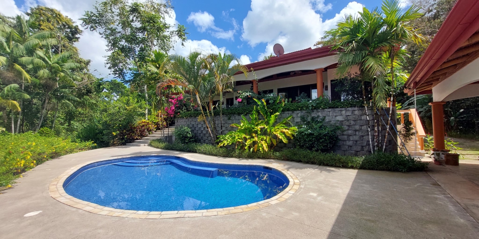 Stunning Ocean View Sanctuary Home with Cabina, Pool & Acreage in Chontales Costa Rica