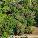 Large Jungle-Clad Land with Mountain Views, Internal Creek & River Frontage in Ojochal Costa Rica