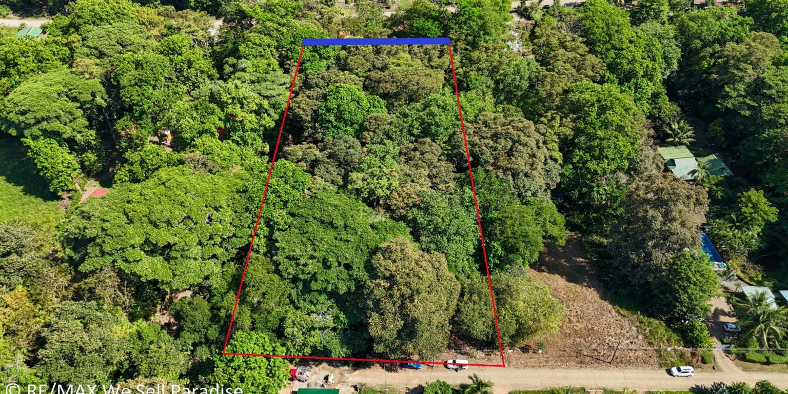Large Jungle-Clad Land with Mountain Views, Internal Creek & River Frontage in Ojochal Costa Rica
