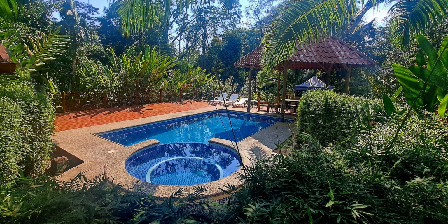 Turnkey Investment Opportunity with 8 Cabinas & Swimming Pool on Lush Jungle Property in Uvita Costa Rica