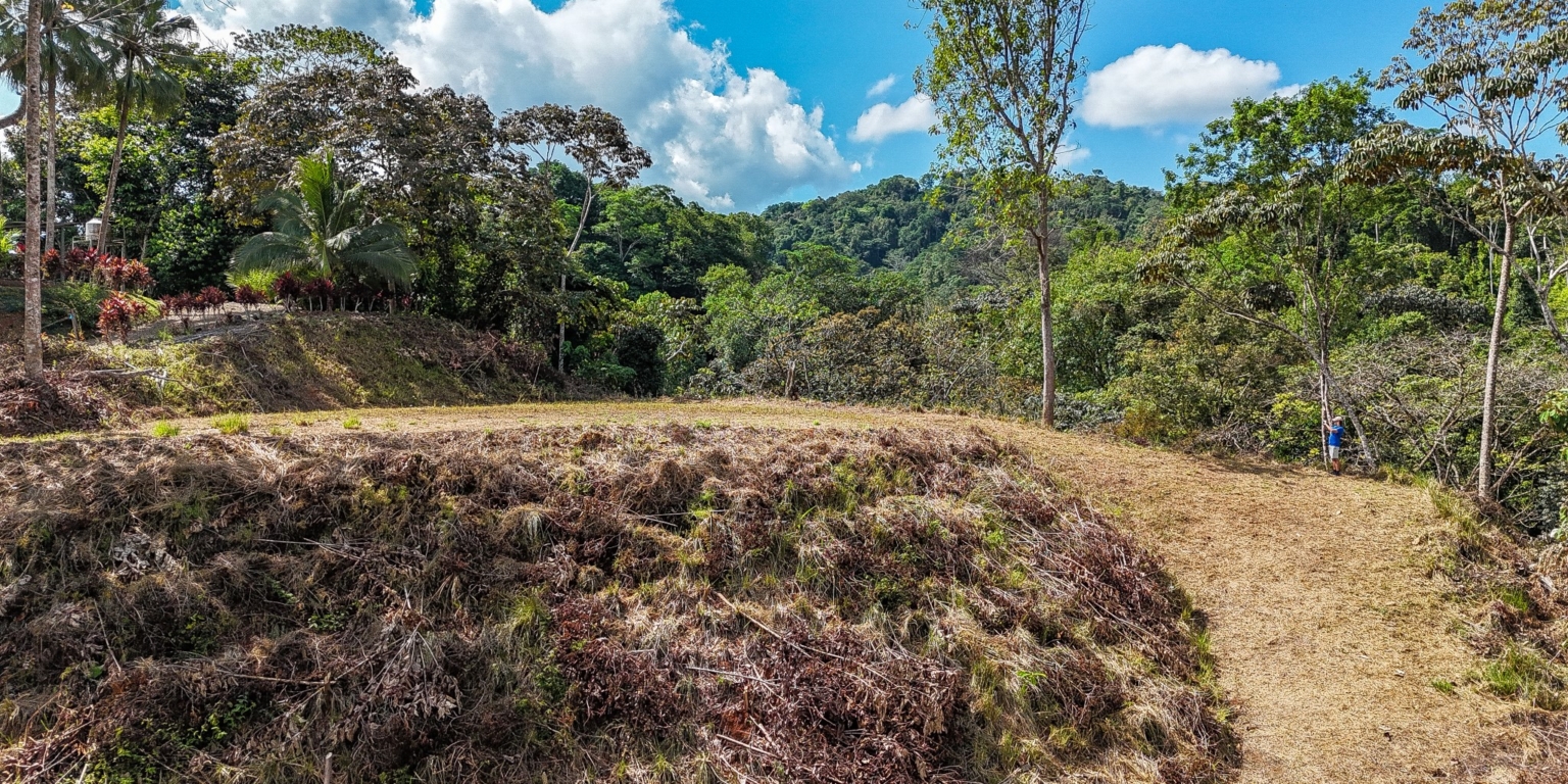 Elevated 1.2 Acre Lot with Two Building Ties with Panoramic Mountain & Jungle Views, Paved-Road Access & Year-Round Mountain River in Tres Rios near Ojochal Costa Rica Elevated 1.2 Acre Lot with Two Building Ties with Panoramic Mountain & Jungle Views, Paved-Road Access & Year-Round Mountain River in Tres Rios near Ojochal Costa Rica