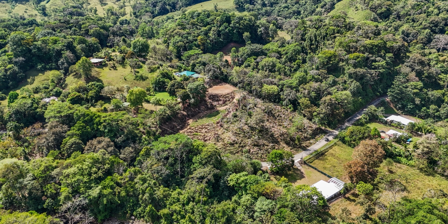 Elevated 1.2 Acre Lot with Two Building Ties with Panoramic Mountain & Jungle Views, Paved-Road Access & Year-Round Mountain River in Tres Rios near Ojochal Costa Rica Elevated 1.2 Acre Lot with Two Building Ties with Panoramic Mountain & Jungle Views, Paved-Road Access & Year-Round Mountain River in Tres Rios near Ojochal Costa Rica