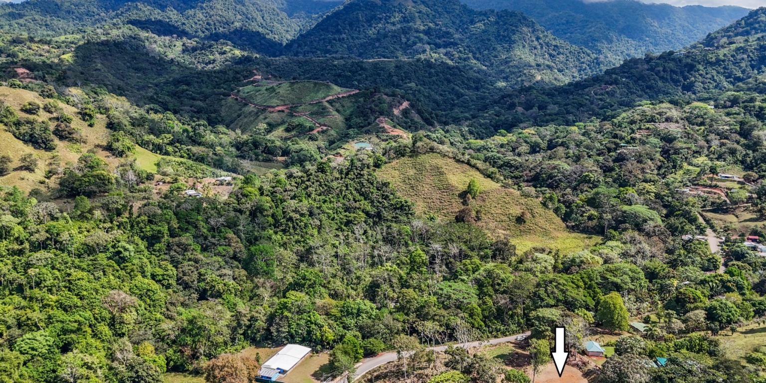 Elevated 1.2 Acre Lot with Two Building Ties with Panoramic Mountain & Jungle Views, Paved-Road Access & Year-Round Mountain River in Tres Rios near Ojochal Costa Rica Elevated 1.2 Acre Lot with Two Building Ties with Panoramic Mountain & Jungle Views, Paved-Road Access & Year-Round Mountain River in Tres Rios near Ojochal Costa Rica