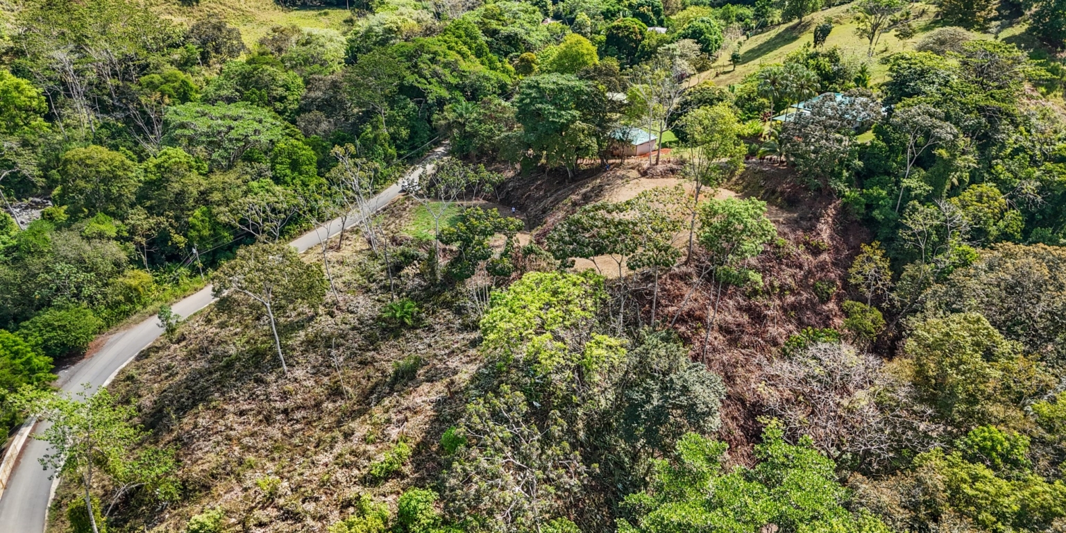 Elevated 1.2 Acre Lot with Two Building Ties with Panoramic Mountain & Jungle Views, Paved-Road Access & Year-Round Mountain River in Tres Rios near Ojochal Costa Rica Elevated 1.2 Acre Lot with Two Building Ties with Panoramic Mountain & Jungle Views, Paved-Road Access & Year-Round Mountain River in Tres Rios near Ojochal Costa Rica